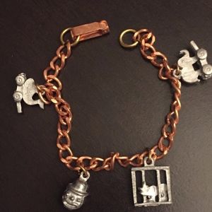 Vintage Circus Charm Bracelet